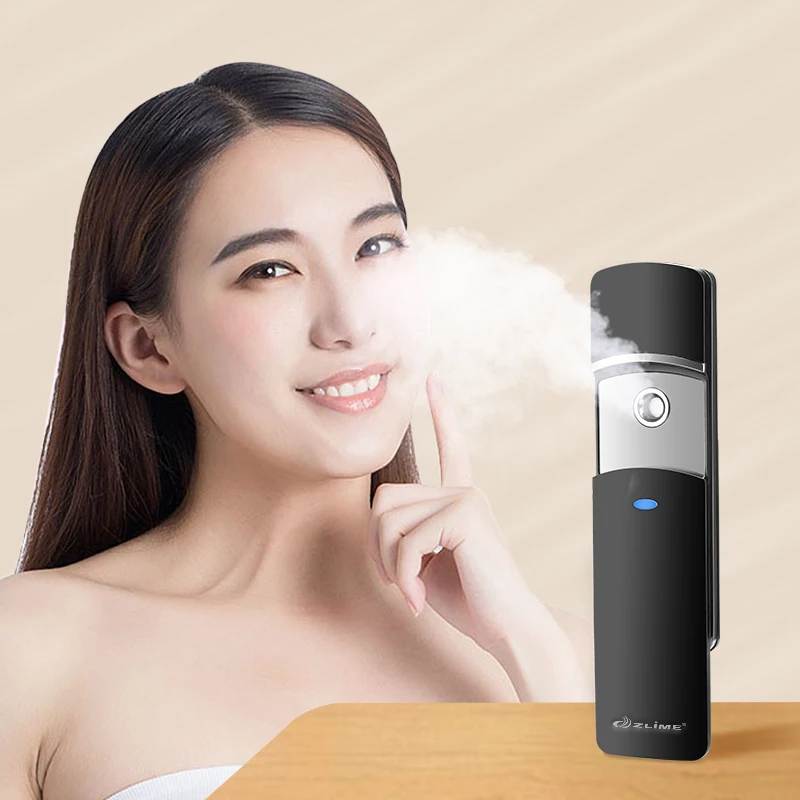 2024 New Products-Nano Mist Hot Facial Steamer & USB Power Spray Machine Ionic Operation System Household Car Use US Plug Type