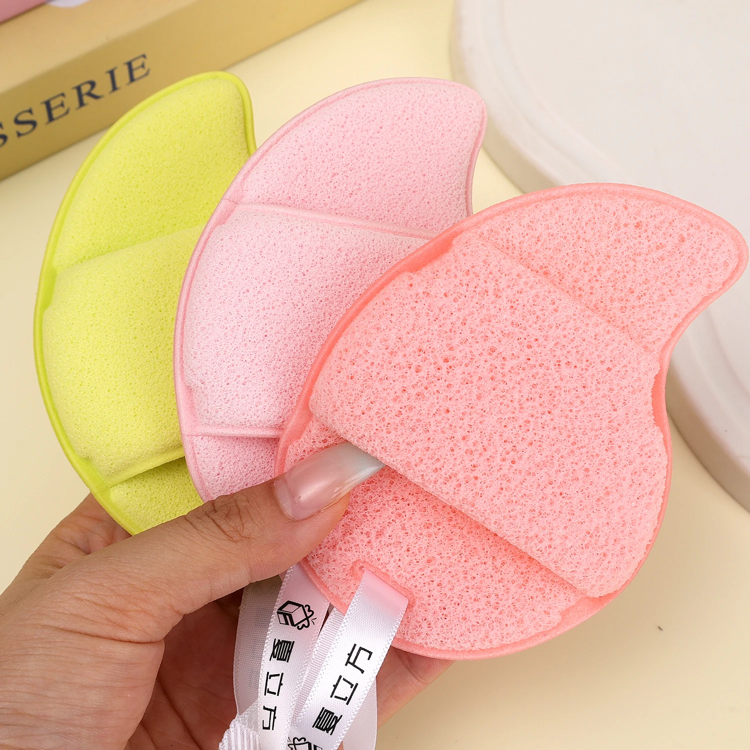 1/3 Uds mascarilla de barro esponja de limpieza exfoliante eliminación de espinillas esponja de lavado de cara limpiador removedor de maquillaje esponja de espuma almohadillas de limpieza facial