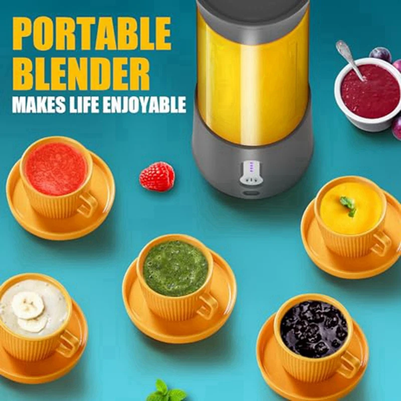 Portable Juicer Mini Blender Fully Automatic Juicer Electric Fruit Juicer For Making Milkshakes And Smoothies