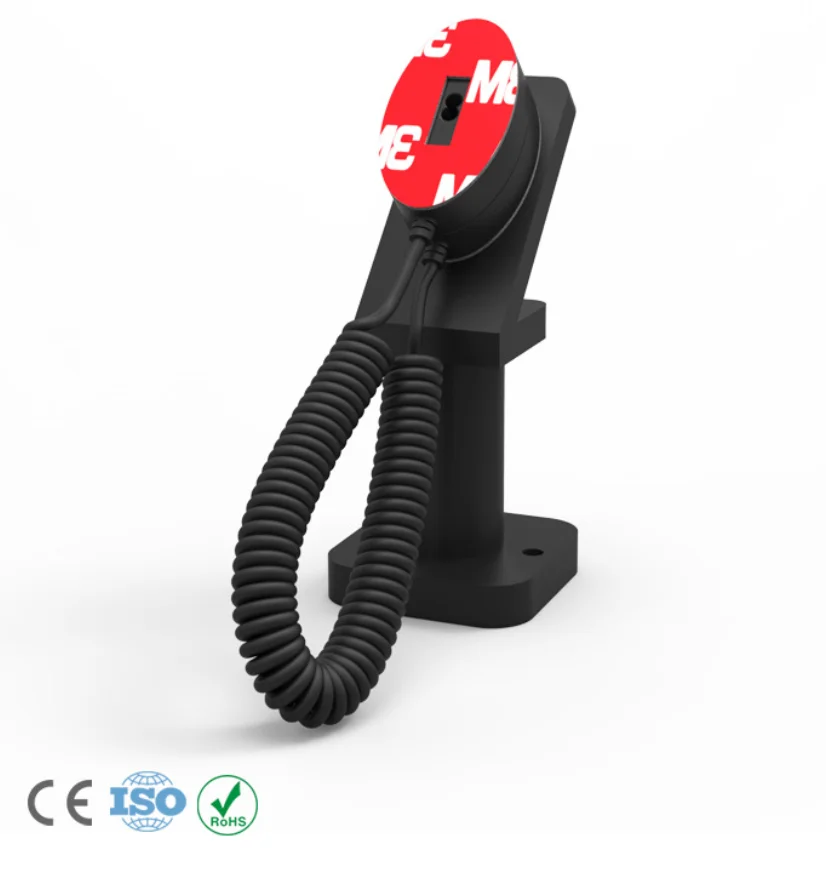 Mobile Phone Anti-theft Chains Devices Security Fixator Pedestal Retractable Upper Bracket Structure