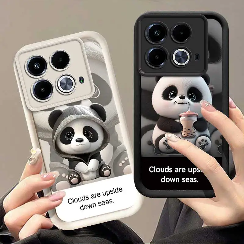 Note40 Panda Cloud Sea Sky Eye Ladder Phone Case For Infinix Note 40Pro 30 30Pro 30VIP 12 12Pro Smart 8 7 6 Zero 30  Cover