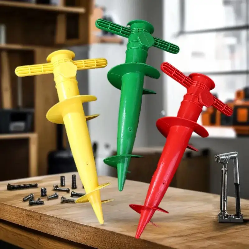 Fixing Tool for Umbrella; Adjustable Stand Holder; Plastic Beach Garden Accessory; Sun Patio Sand Anchor Spike Base.