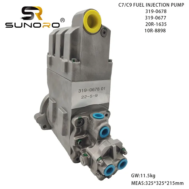 SUNORO E330c E330d E336d Excavator C9 C7 Engine Fuel Injection Pump 319-0675 319-0677 319-0678 For Caterpillar 3190677 3190678