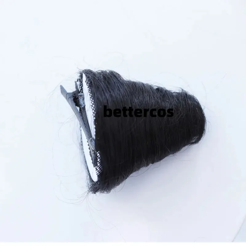 CyMouri Ran الاصطناعية الشعر أنيمي طويل 72 سنتيمتر الأسود مع كعكة تأثيري أنيمي شعر مستعار راشيل مور مقاومة للحرارة الشعر شعر مستعار للحفلات + شعر مستعار Ca