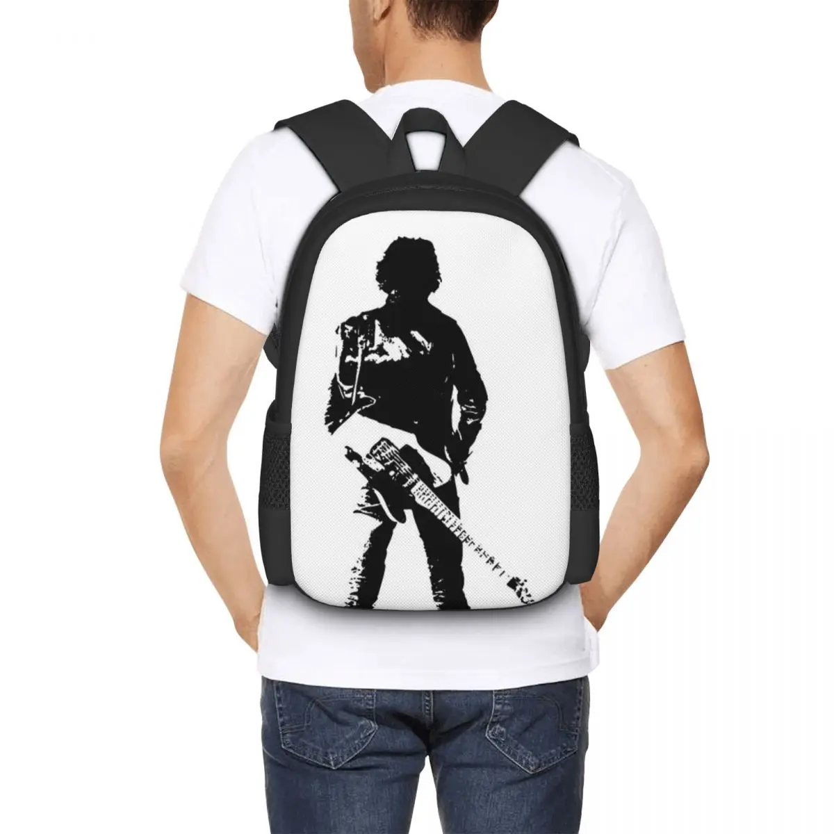 Bruce Springsteen Backpack Hot Sale Daypack Large Capacity Boys Girls BookBag School Bag Shoulder Bags for Men Women
