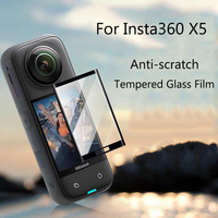 Tempered Glass Ultra-HD Film for Insta360 X5 Accessories Anti-scratch Film for Insta 360 X5 Full Coverage Protective Film