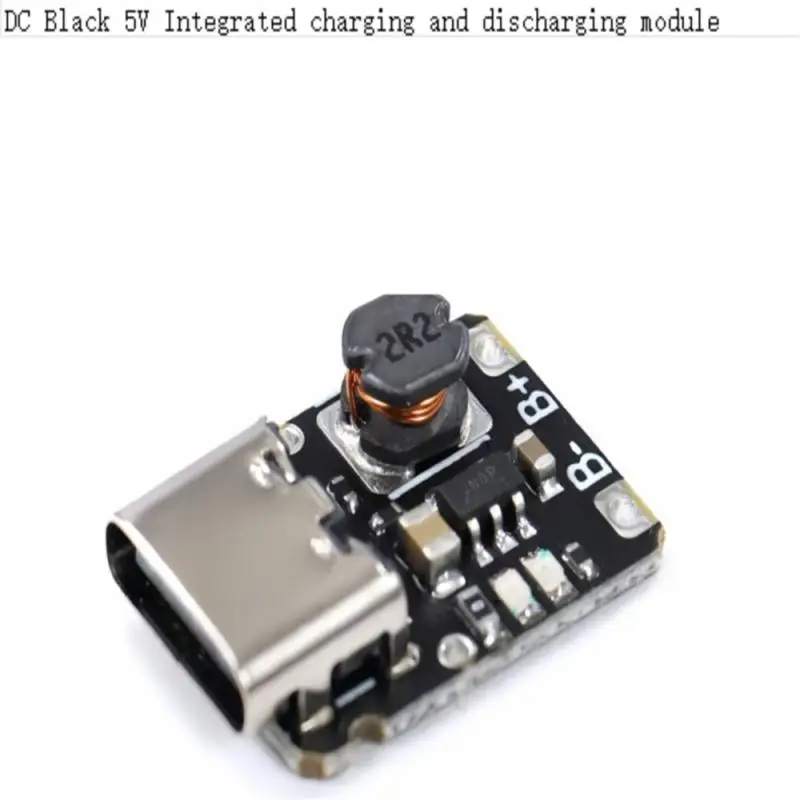 1 ~ 10PCS 5V Módulo integrado de carga e descarga 3.7V 4.2V18650 Bateria de lítio Carregamento Boost Power Board Tipo-c