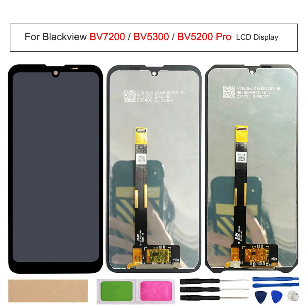 LCD Display Touch Screen Digitizer Assembly for Blackview BV5200 Pro BV5300 BV7200