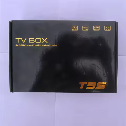 2025 Smart TV Box T95 HD 6K Android 10.0 OS Allwinner H616 4GB 64GB 128GB Dual Wifi Media Player PK X96 Max Plus H96 Set Top Box