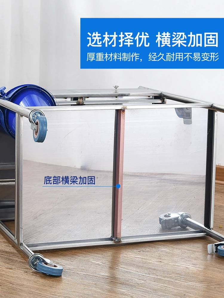 

Medical trolley Multifunctional stainless steel treatment cart Shelf Beauty small bubble instrument cart Tool cart