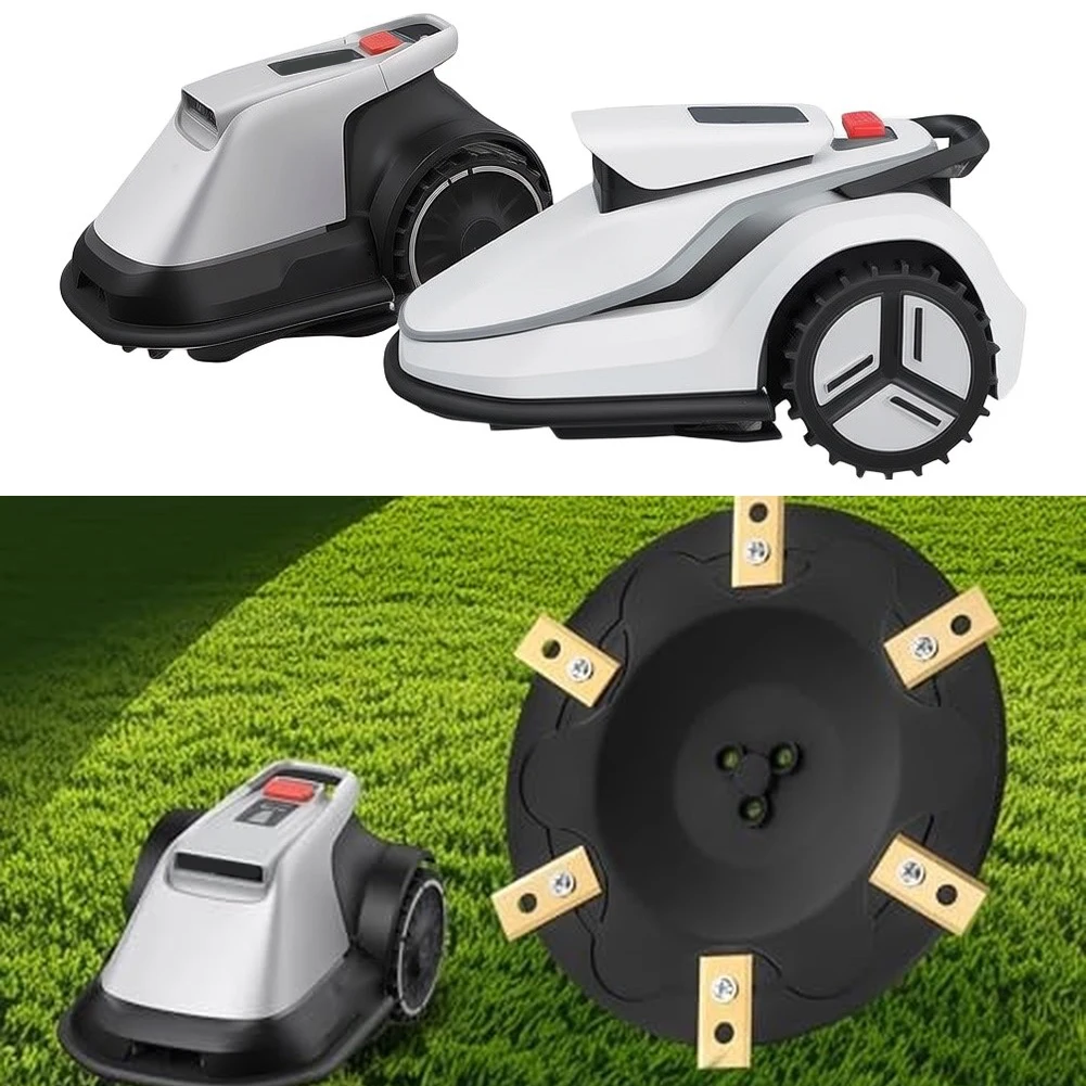 Robotic Lawnmower Disc For Premium Plate & 6 Titanium For Eufy & For TerraMow Robotic Mowers Replacement Accessory