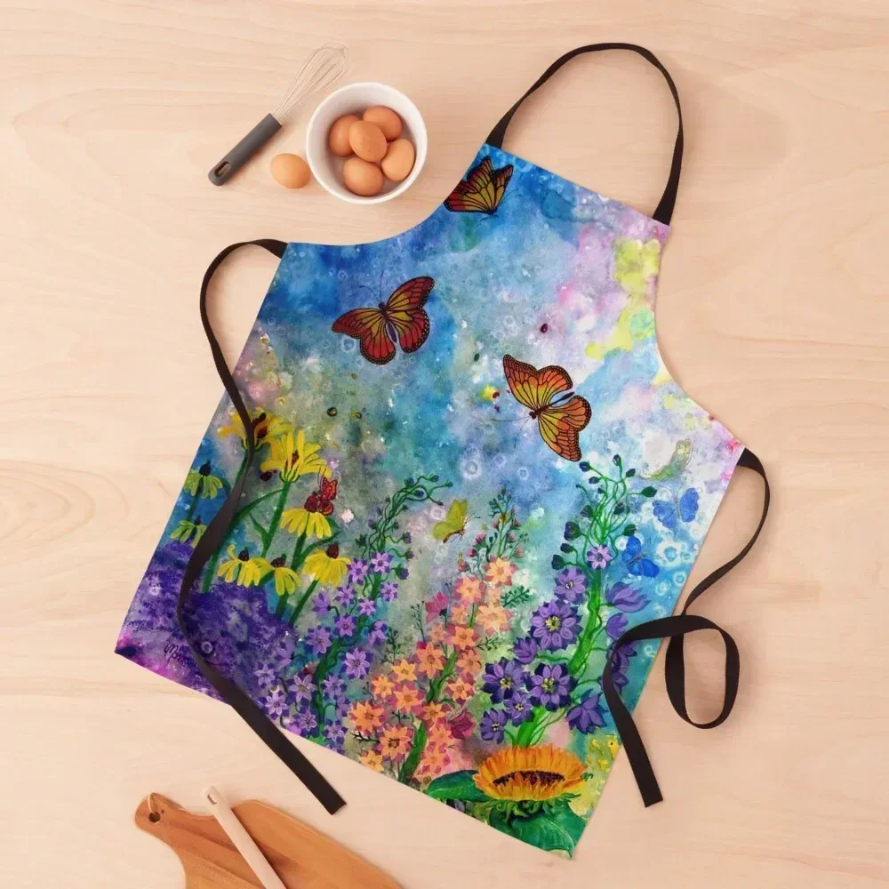 

Butterfly Garden (rectangle) Apron Kitchen Things And For Home Home Supplies Home Utensils Chef Accessories Apron