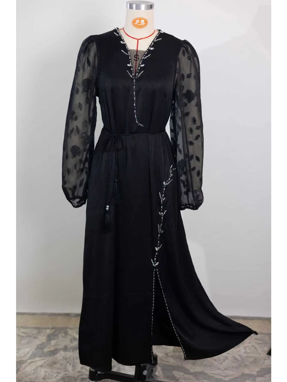 Eid Dubai Women Dress Abaya Lace Diamond Muslim Jalabiya Ramadan Vestidos Largos Islam Party Dresses Arab Long Robe Morocco