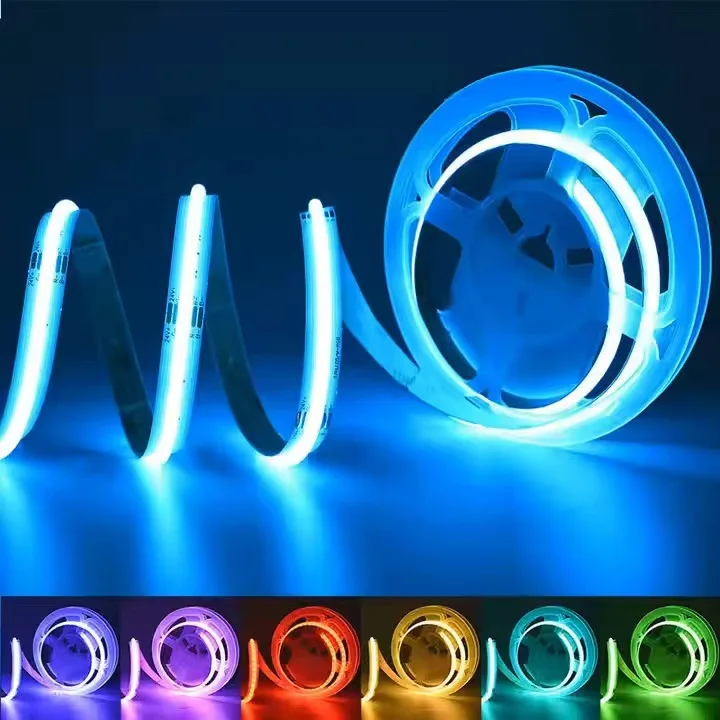 

Tuya WiFi/Bluetooth/Remote Control 24V COB Led Strip Light 840LEDs/m 1M 2M 3M 4M 5M RGB Led Tape Adhesive Ribbon For Home Decor