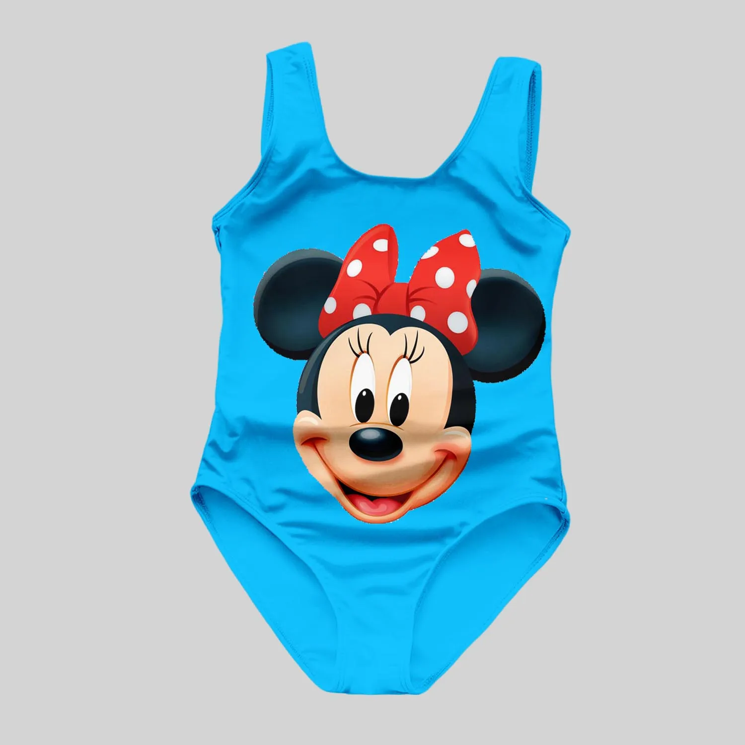 Summer New 3D Printed One-Piece Swimsuit Cute Mickey Mouse Women\'s Adult Sleeveless Swimsuit Girls Fashion Breathable Swimsuit