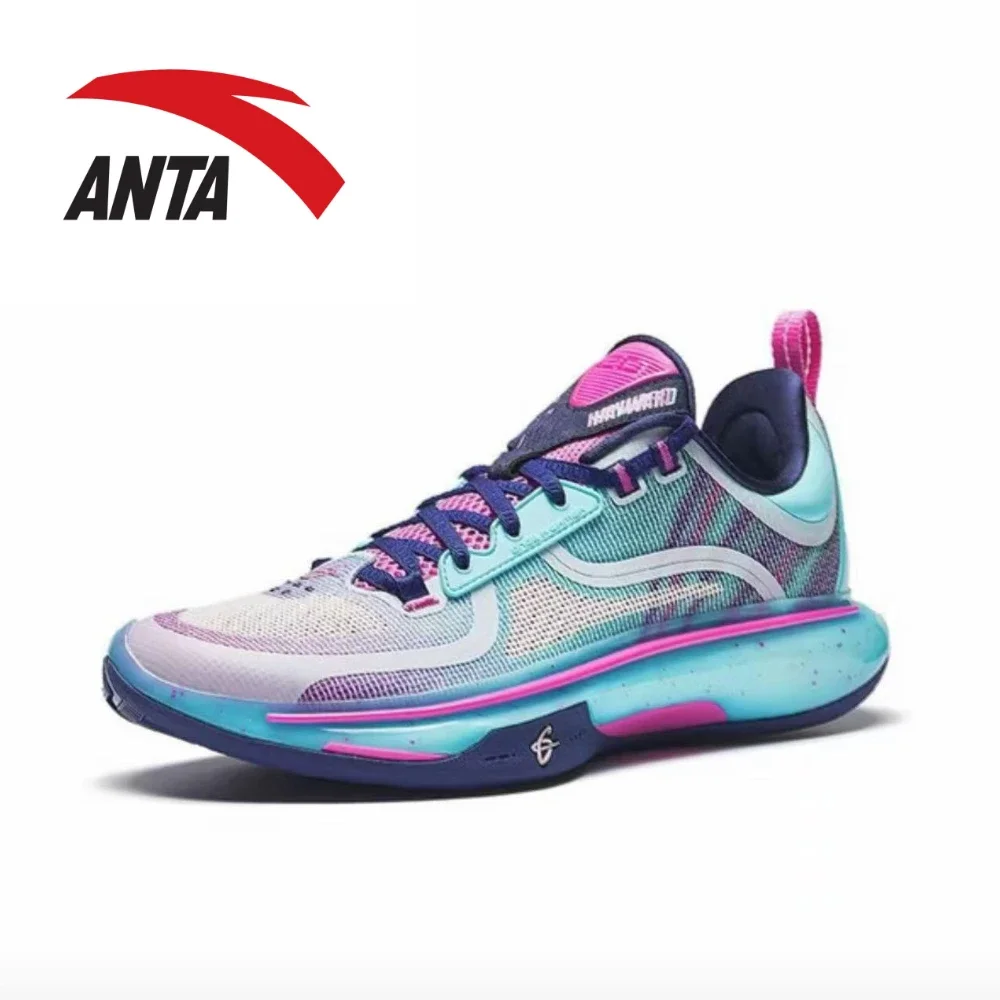 

Anta Hayward 5GH5 Shu Nitrogen Technology Basketball Shoes Breathable Professional Support Actual Combat Low-top Sports Men New