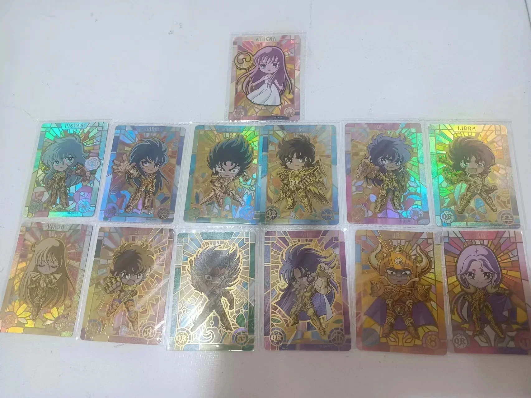 KAYOU Original Saint Seiya Japanese Anime Card SE BP UR QR Death Mask Milo Shura Rare Collectible Card Boy Christmas Gift Toy