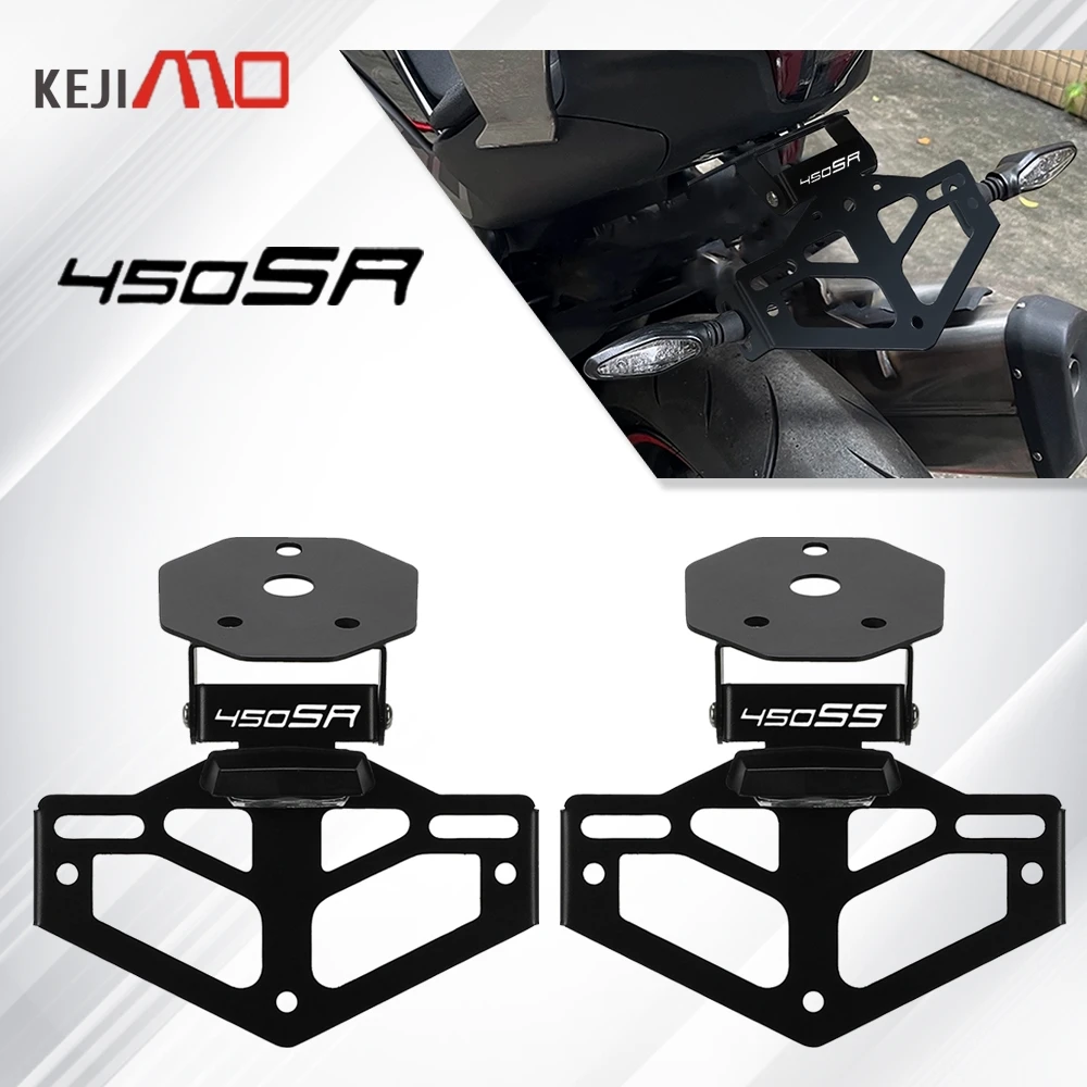 

License Plate Holder Bracket Rear Tail Tidy Fender Eliminator Kit For CFMOTO CF MOTO 450SR 450SS 450SRS 450 SR SR-S SS 2022-2026