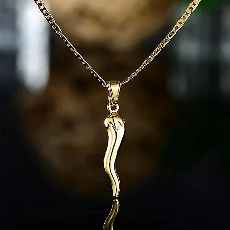 2024 Metal Style Chili Necklace Lady Fashion Gold Color/Silver Color Jewelry Female Daily Wearable Accessories Drop Shipping