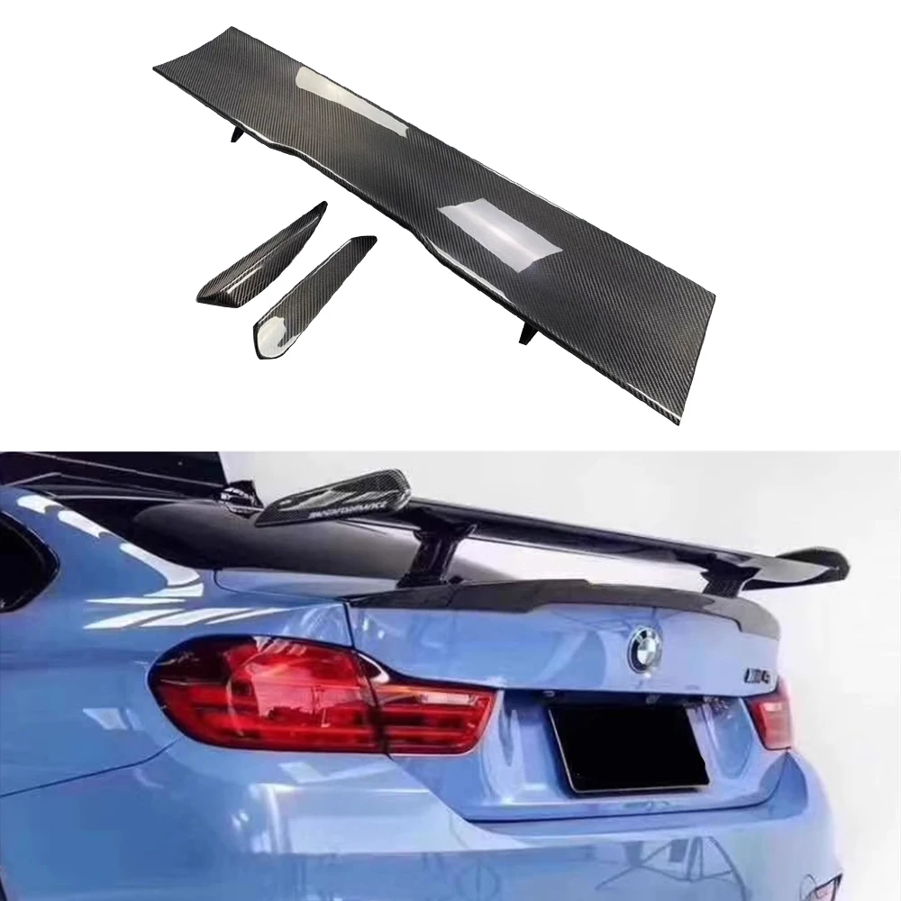 

For BMW M3 M4 F80 F82 MP Style Rear Tail Wing Spoiler Genuine Carbon Fiber Lightweight Body Kits Auto Parts Customizable