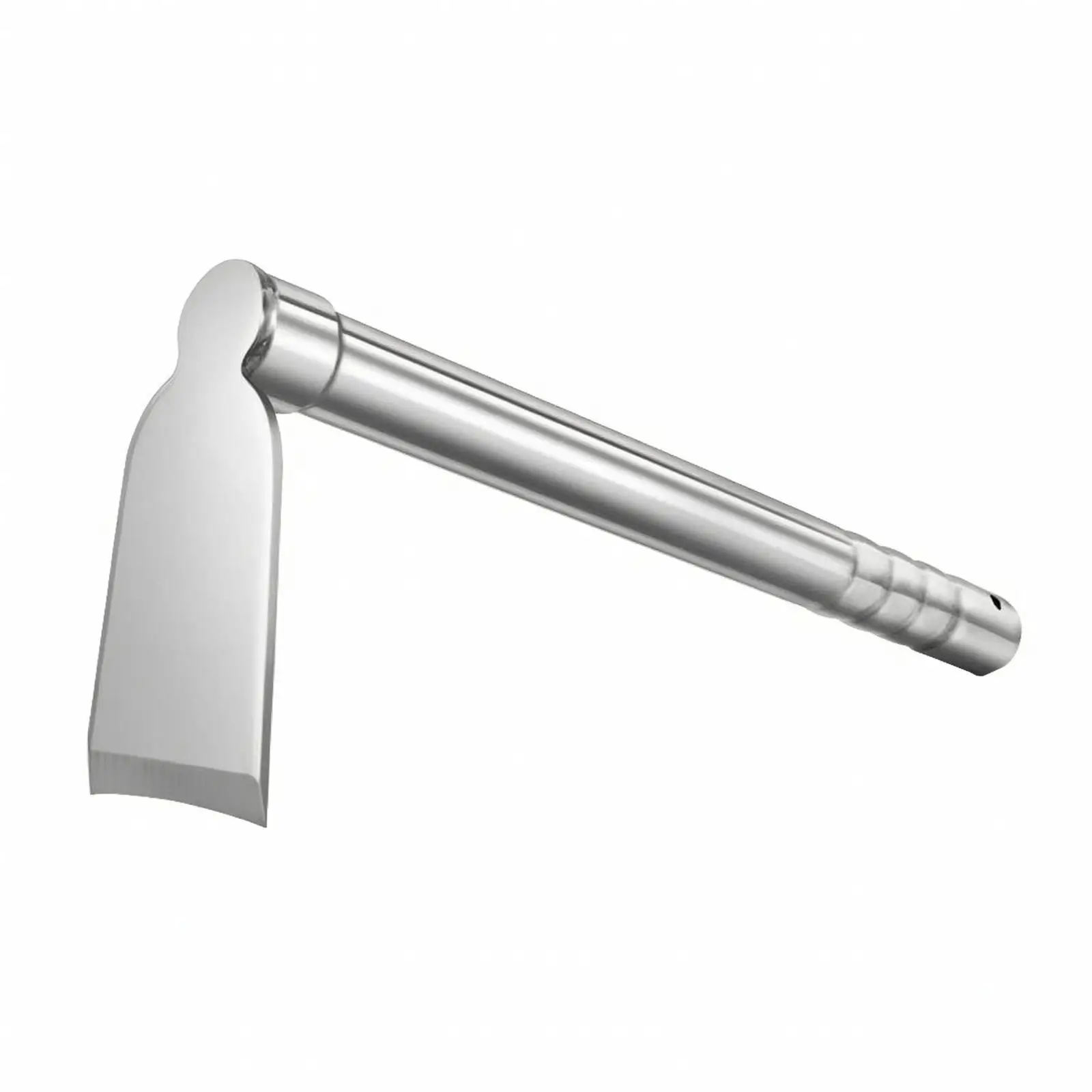 Garden Equipment Stainless Steel Hand Hoe Tool for Planting Beds Flower Containers Short Handle Round End Durable 30