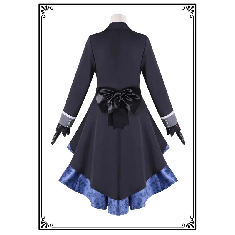 

Anime Cosplay Costume Butler Black Rose Ciel Phantomhive Wig Disguise Performance Wear dl;1