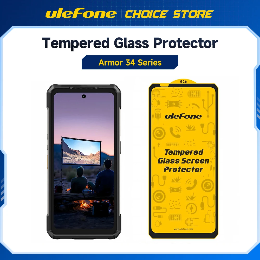 Ulefone Armor 34 / Armor 34 Pro Tempered Glass Screen Protector