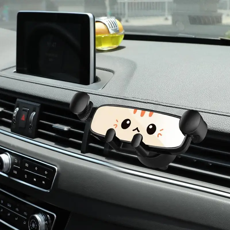 

Vent Clip Phone Mount Stand Holder Air Vent Mount Rotatable Cell Phone Automobile Cradles Cradles Clip Phone Mount Convenient