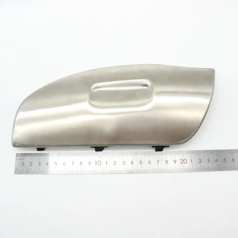 For Porsche Cayenne 2007-2010 Front Bumper Towing Hook Cover Cap Stainless Steel Traction Shell Housing