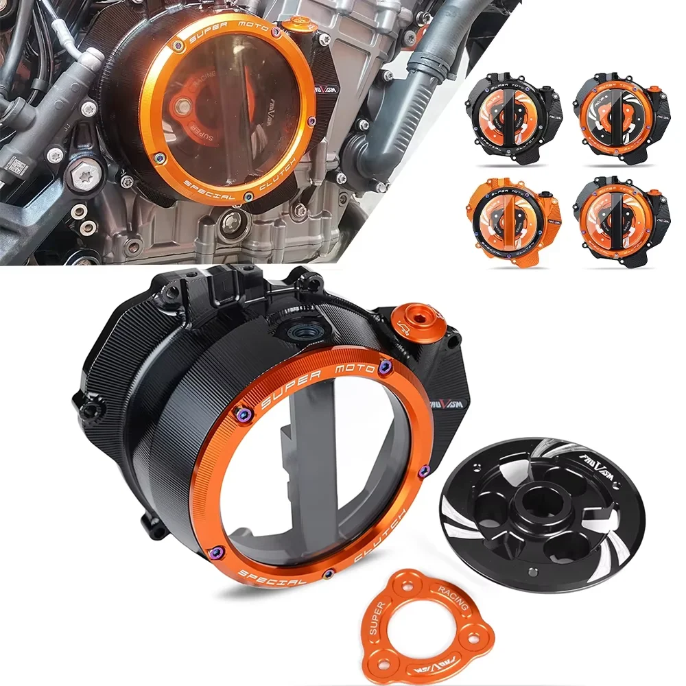 

Прозрачная крышка сцепления двигателя мотоцикла для KT-M DUKE 790 890 ADV Adventure R 2020-2021