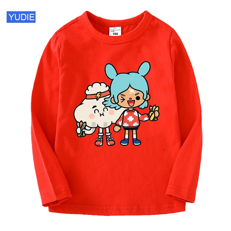 

Kids Long Sleeve Shirts for Girls Boy T Shirts Children T-shirt Girl Clothes Clothing T Shirt Girl Fashion T-shirts Girl Clothes