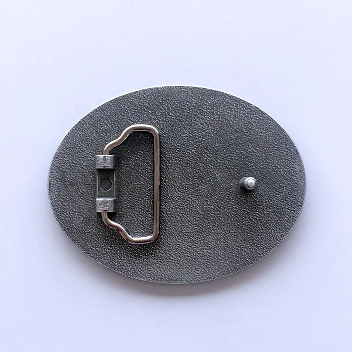 Leather Covered Oval Blank Belt Buckle BK-WT021