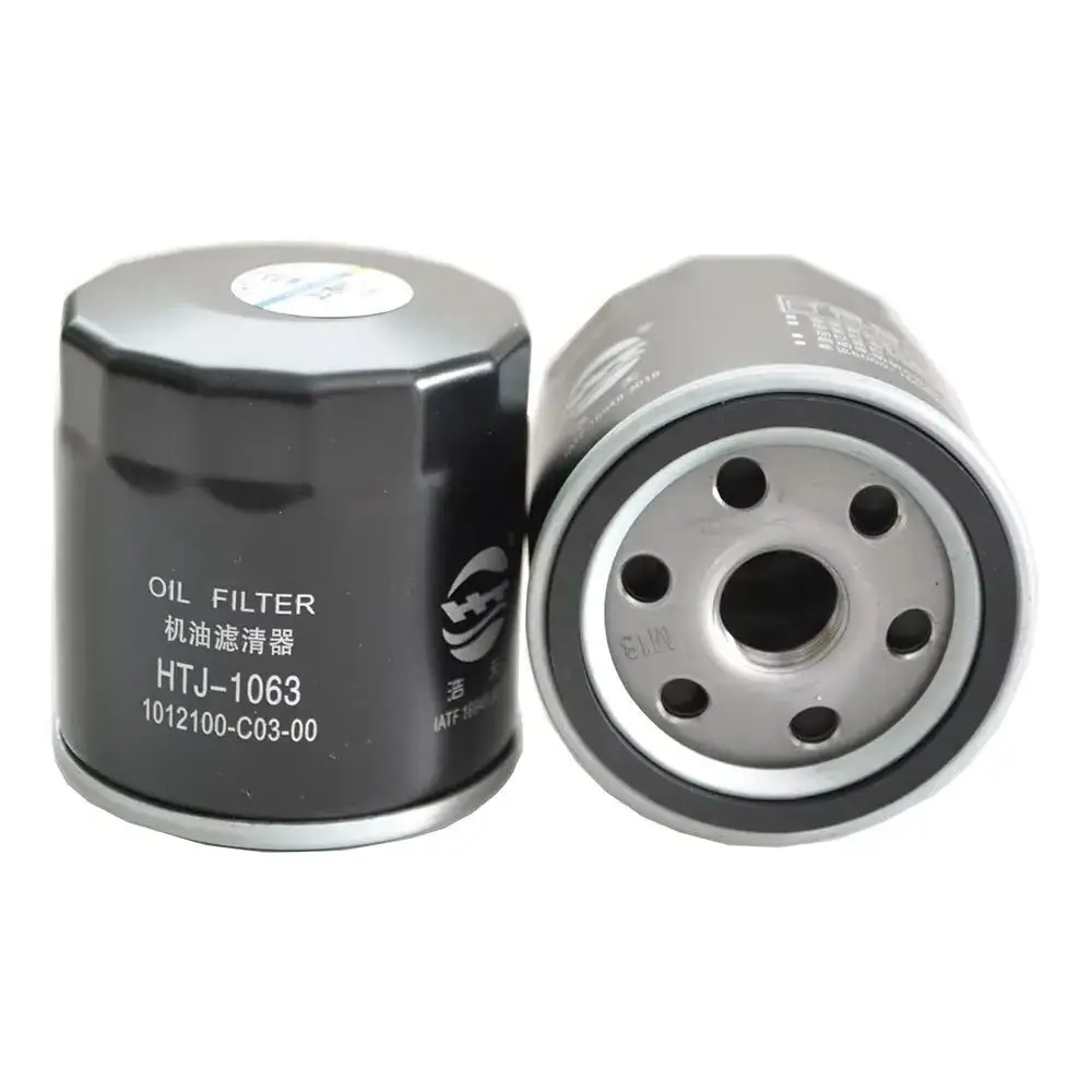 Car Oil Filter For BAOJUN SGMW 310 360 510 610 630 LECHI BUICK CHEVROLET DONGFENG FENGON SUZUKI SX4 VITARA WULING 1012100C0300