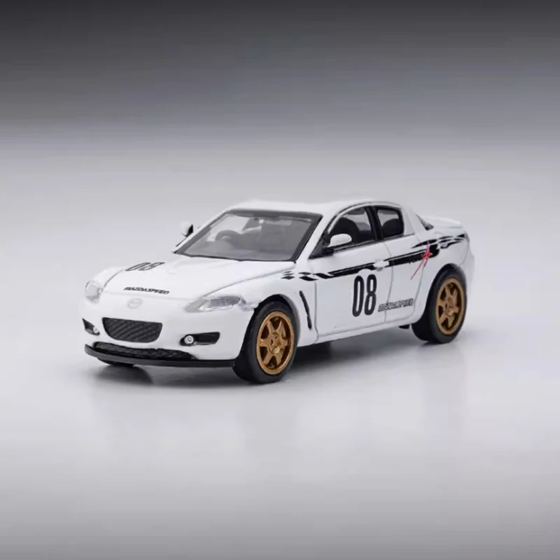 

Литой под давлением масштаб 1:64 Mazda RX-8, спортивный автомобиль, модель из сплава, коллекция сувениров, статический дисплей, украшения, автомобиль, подарок для мальчика, игрушки