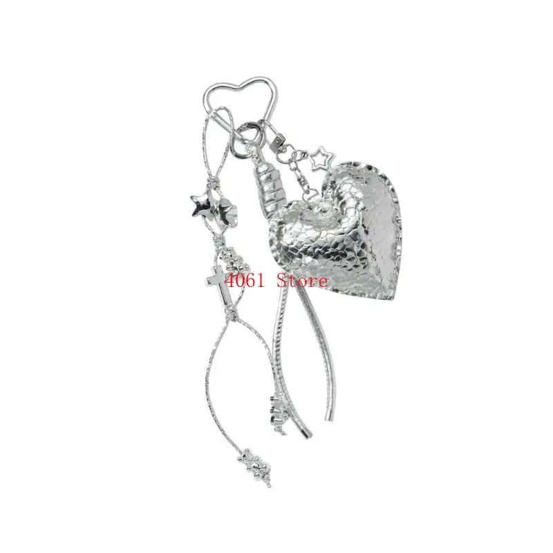 حبل مضفر حقيبة سلسلة المفاتيح سحر حقيبة يد معلقة حلية حقيبة الملحقات حقيبة الظهر قلادة سحر للنساء الفتيات الهدايا #2