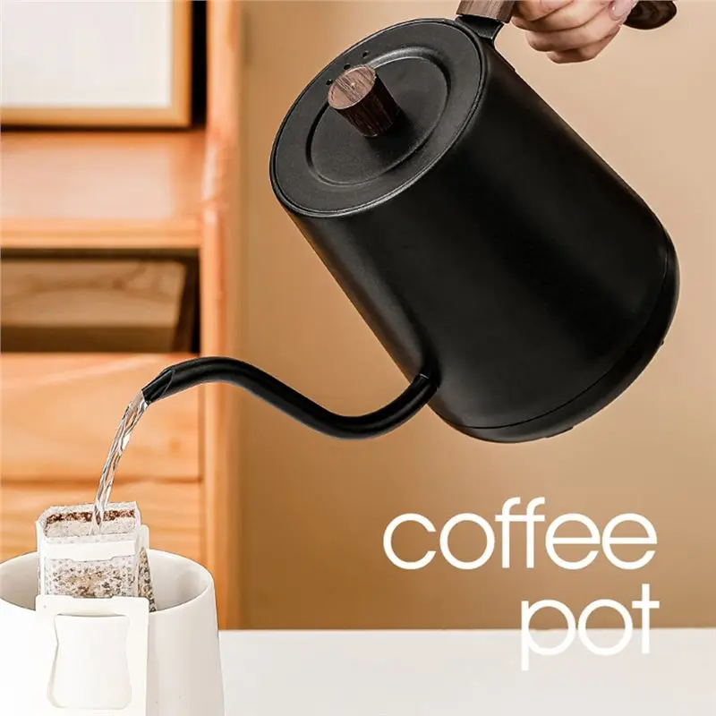 TAIGH-Gooseneck Electric Kettle,Smart Coffee Pot,Temperature Control Electric Kettle,1000W Fast Heating Electric Kettle