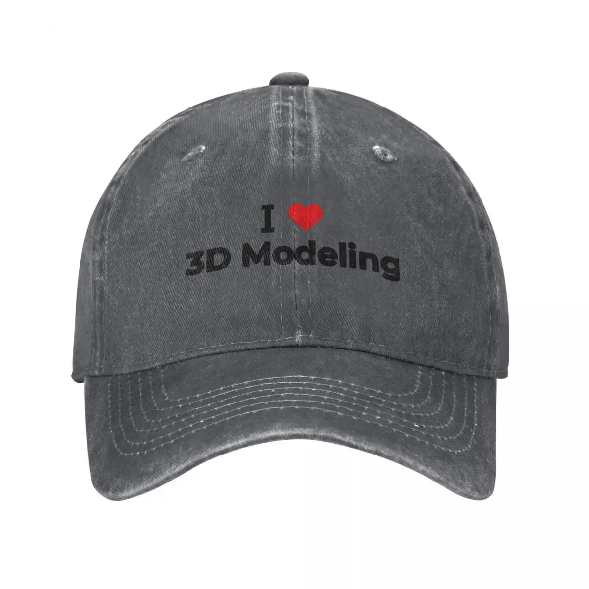 I love 3D Modeling Baseball Cap Hat Man For The Sun Golf Hat Man Hat Luxury Brand For Women Men's