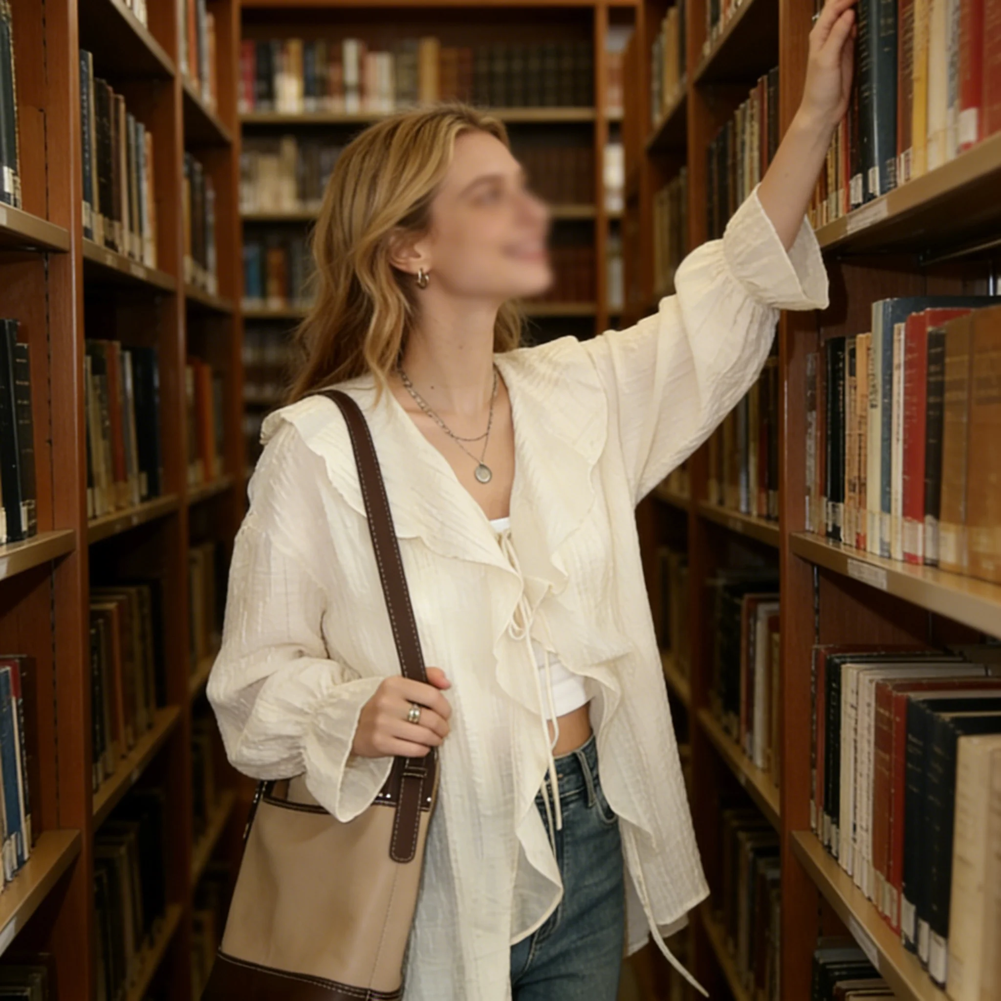 Zagros 여성용 루즈하고 캐주얼한 러플 셔츠, 여성용 브이넥 중간 길이 타이 셔츠, 봄 여름 여성용 셔츠