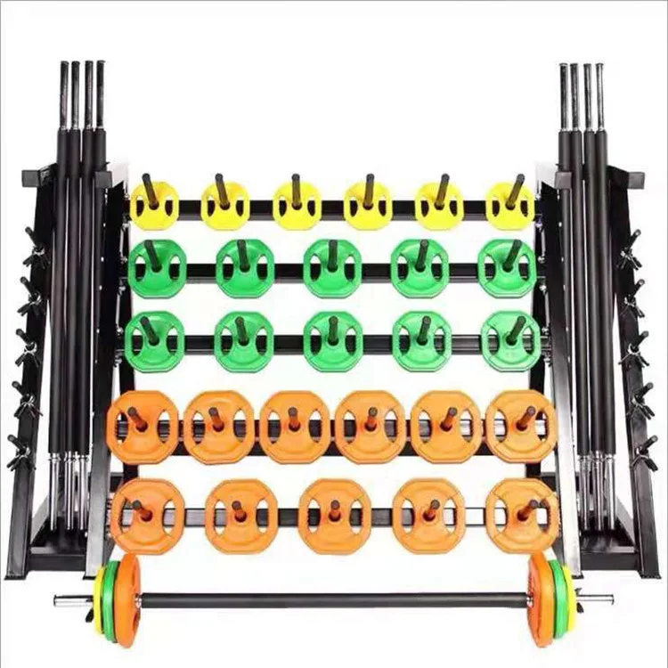 FOR  Exercise Barbell Equipment Training Suit Gym Color Rubber-Coated Hand-Held Barbell Iron Small Barbell