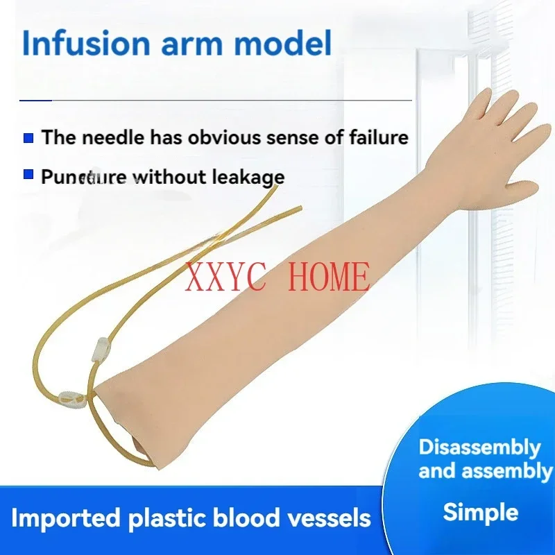 Venous Puncture Infusion and Intramuscular Injection Training Arm Model Nurse Blood Drawing Practice Injection Arm Model