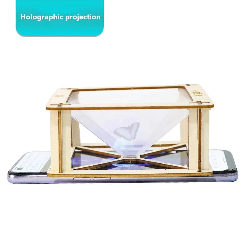 3D TV Projector Toy Creative DIY Holographic Scientific Experiment Cinema Handmade Materials Self-made Projector Toy Children