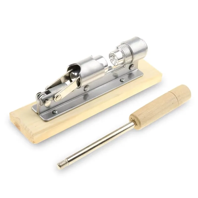 Durable Stainless Steel Manual Nutcracker Tool for Fast Cracking of Walnuts and Other Produce