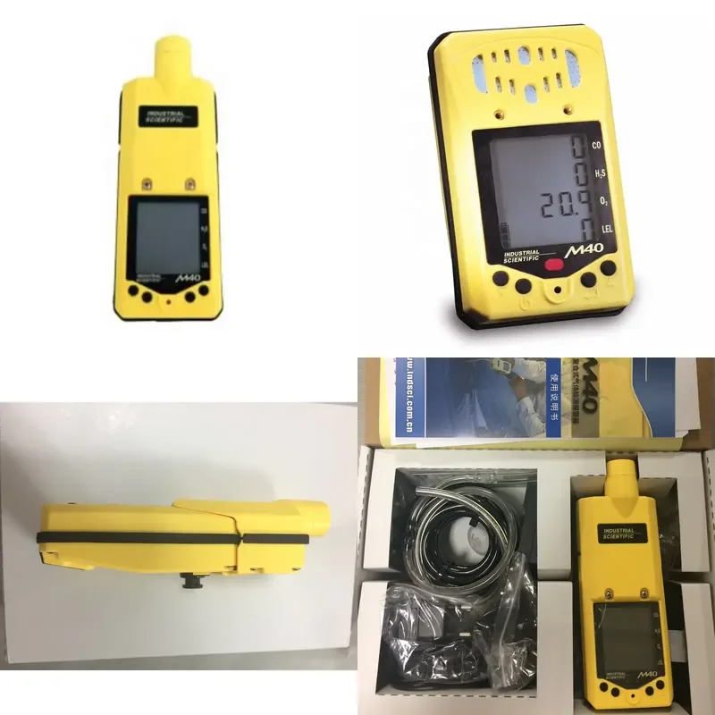 Hot Selling ISC M40 Original New Multi Gas Detector with Pump for Industrial Safety Monitoring Portable Handheld Device