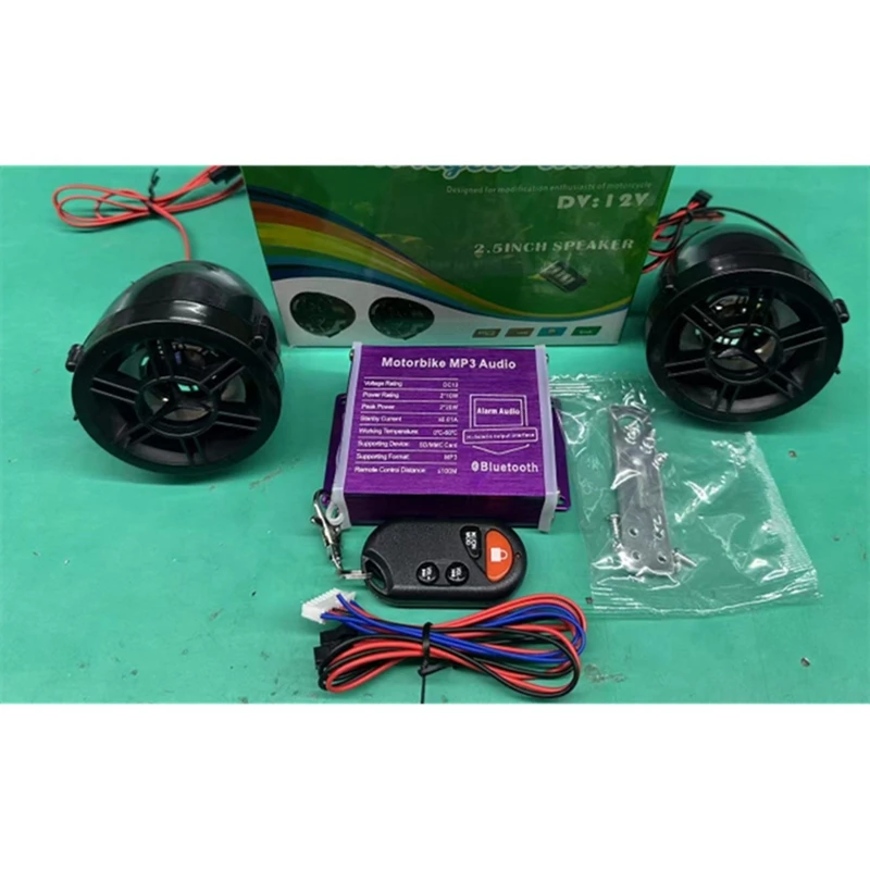 Mega SaleMotorcycle Audio Motocycle Blutooth Speaker Bike Portable Radios Stereo Wireless