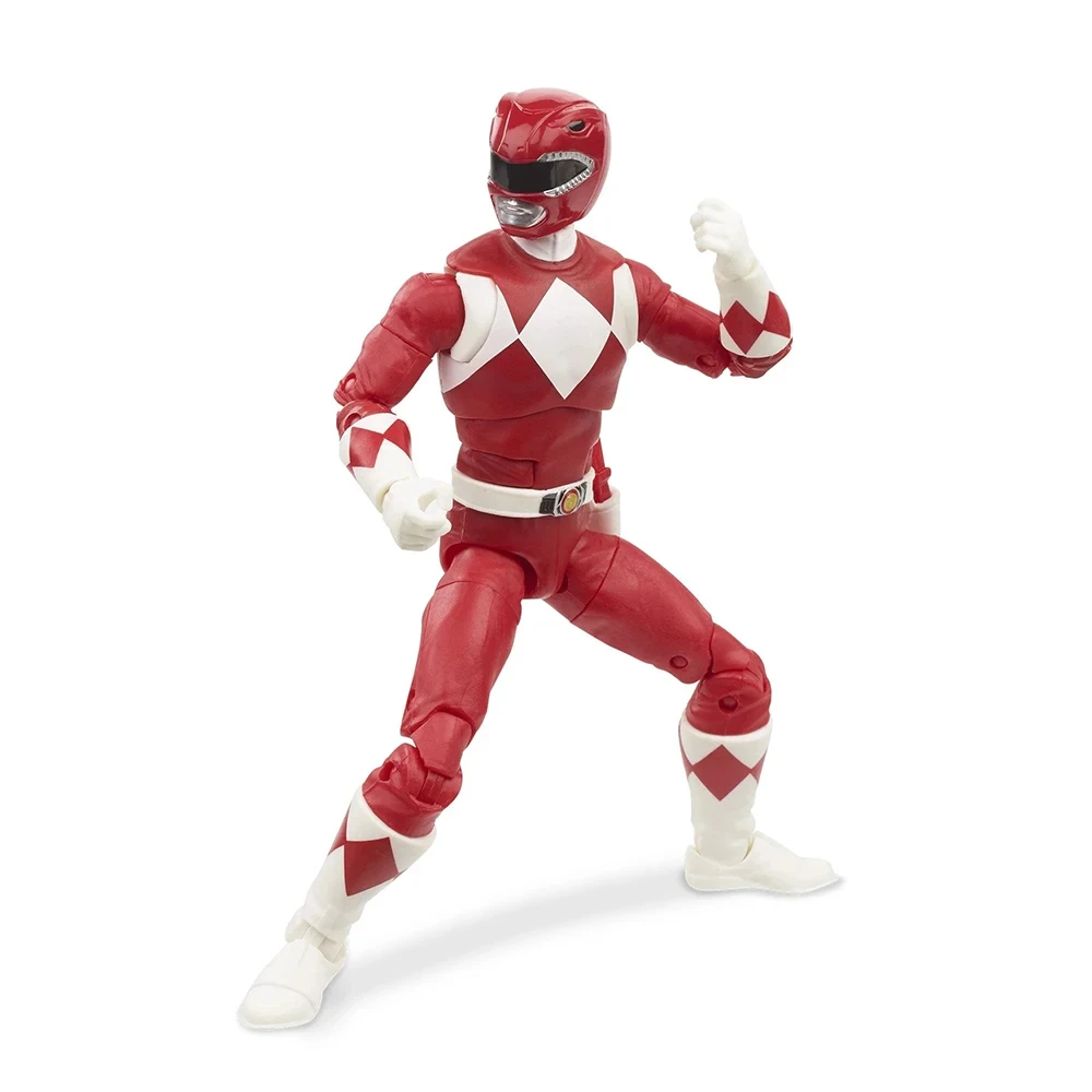 [In-Stock] Hasbro Power Rangers Lightning Collection Red Green Pink Blue Black Yellow Rangers 15cm Action Figure Model Toy