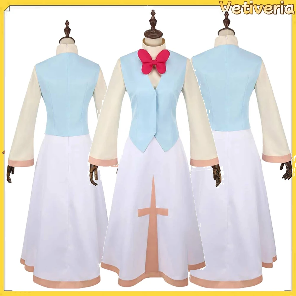 

Мультфильм Босс Ролевая игра Взрослый Святой Питер Косплей Костюм Жилет Топ Юбка Шляпа Шеи Маскировка Одежда Наряды Костюм для Хэллоуина