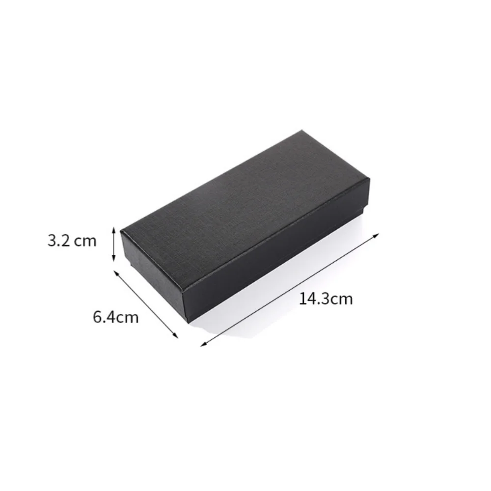 High-end Black Watch Box with Inner Tray Boutique Rectangle Thick Paper for Bracelet Watch Organizer Gift Jewelry Box