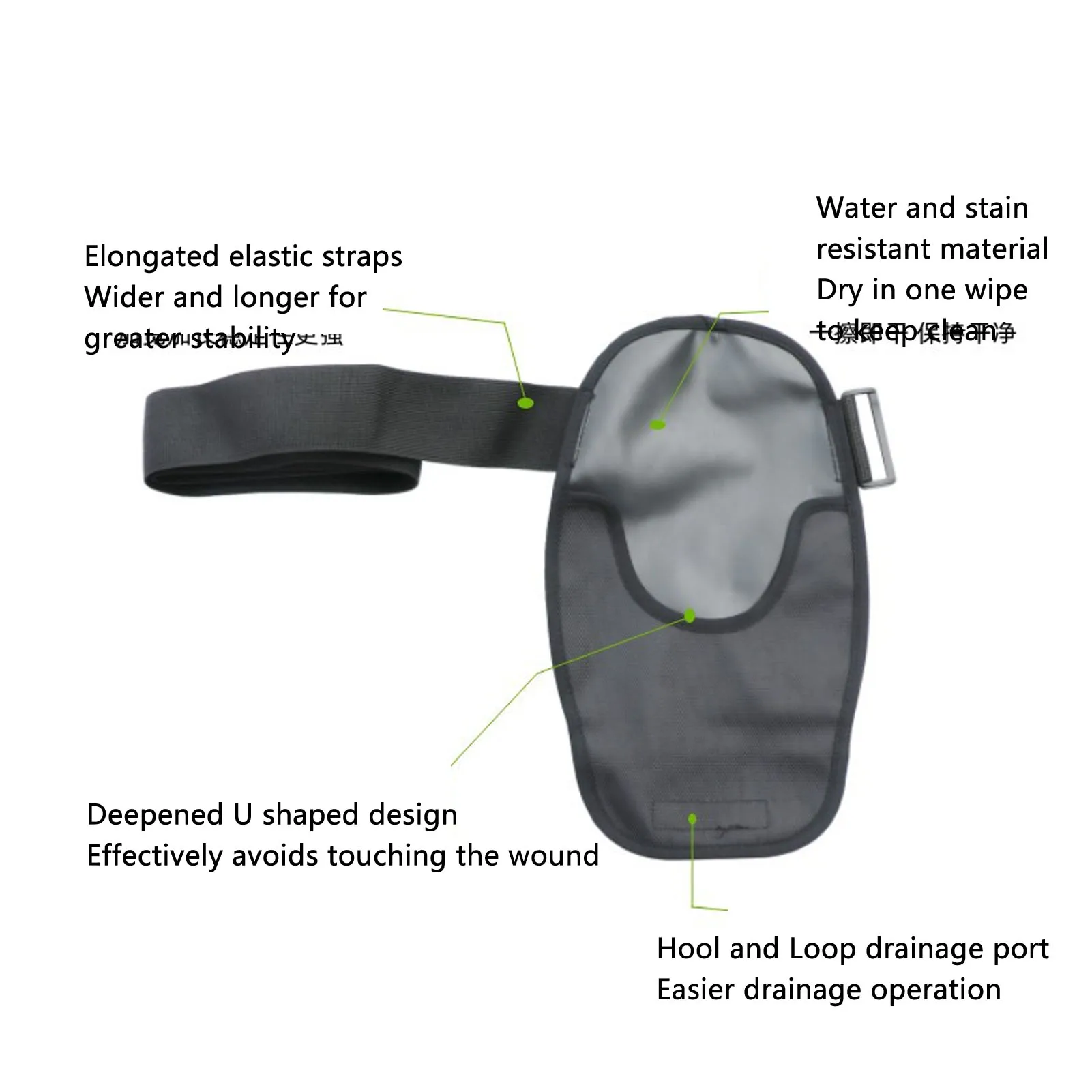 Colostomy Bag Cover Waterproof Adjustable Portable Universal Stretchy Ostomy Pouch Cover for Stoma Urostomy Ileostomy Bag