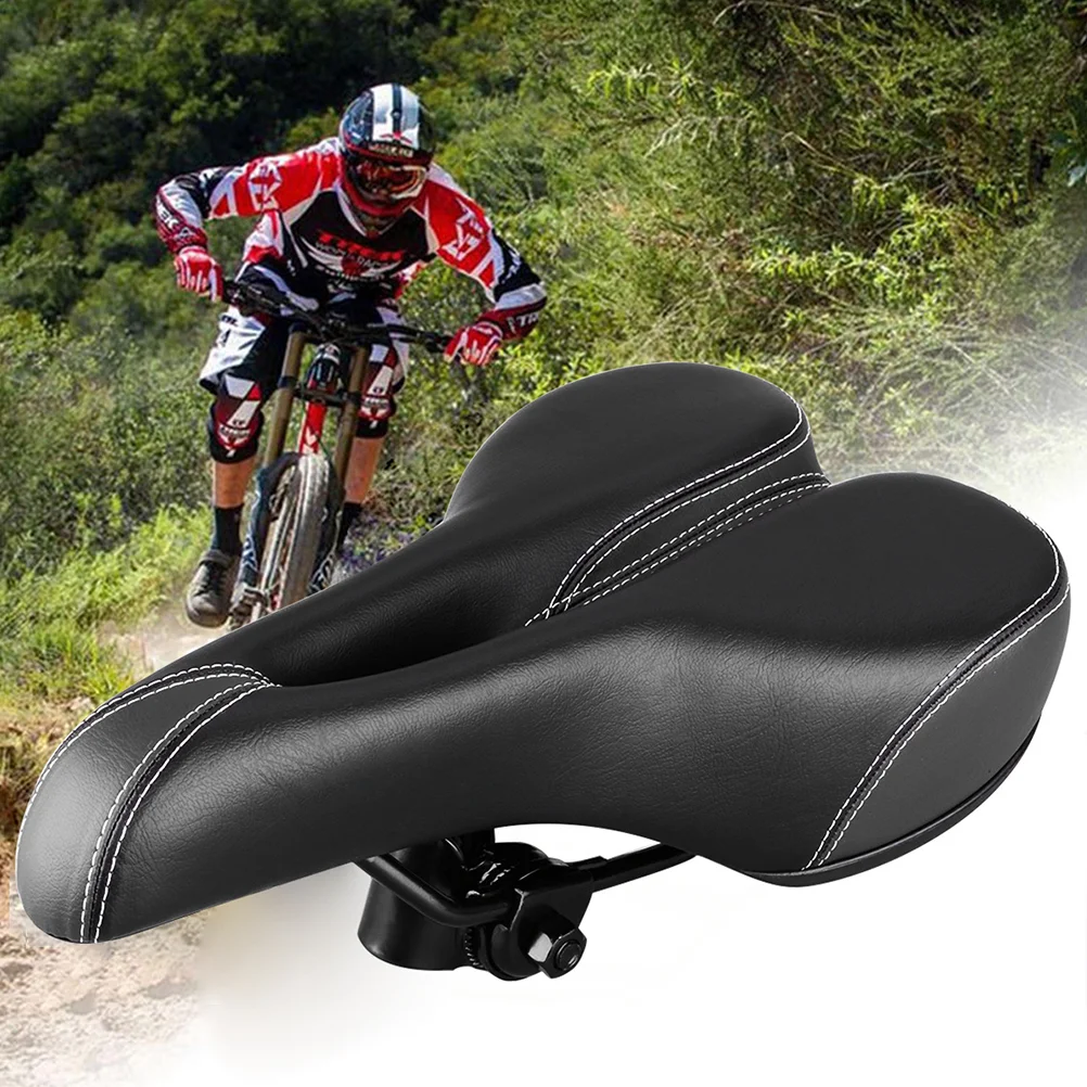 

Simple Mountain Bike Saddle Practical Seat Cushion Comfortable Riding Seat Cushion for Outdoor Outside (Black)