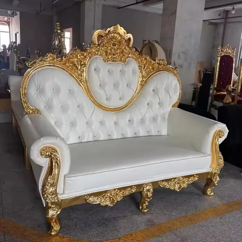 

Высококачественные королевские сиденья, пара диванов, кожаные стулья для свадьбы